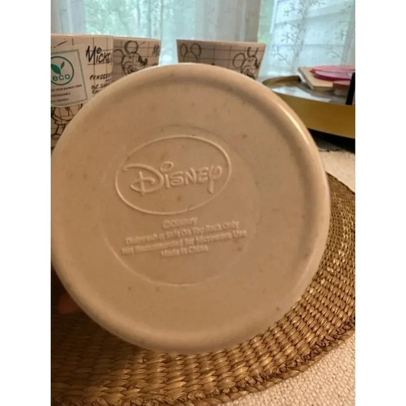 Disney Mickey Mouse Sketch Two Bamboo Cups - Picture 7 of 10